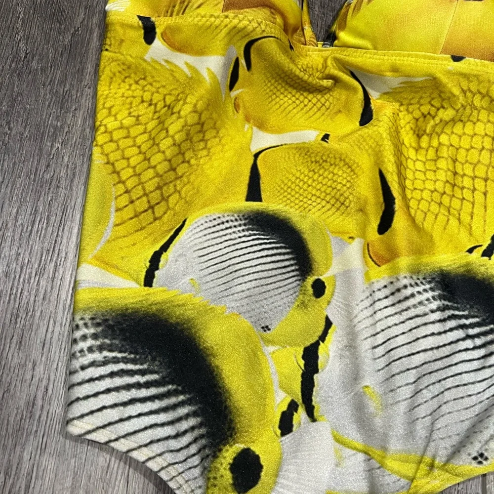 Aqua De Coco Yellow‎ One Piece Swimsuit